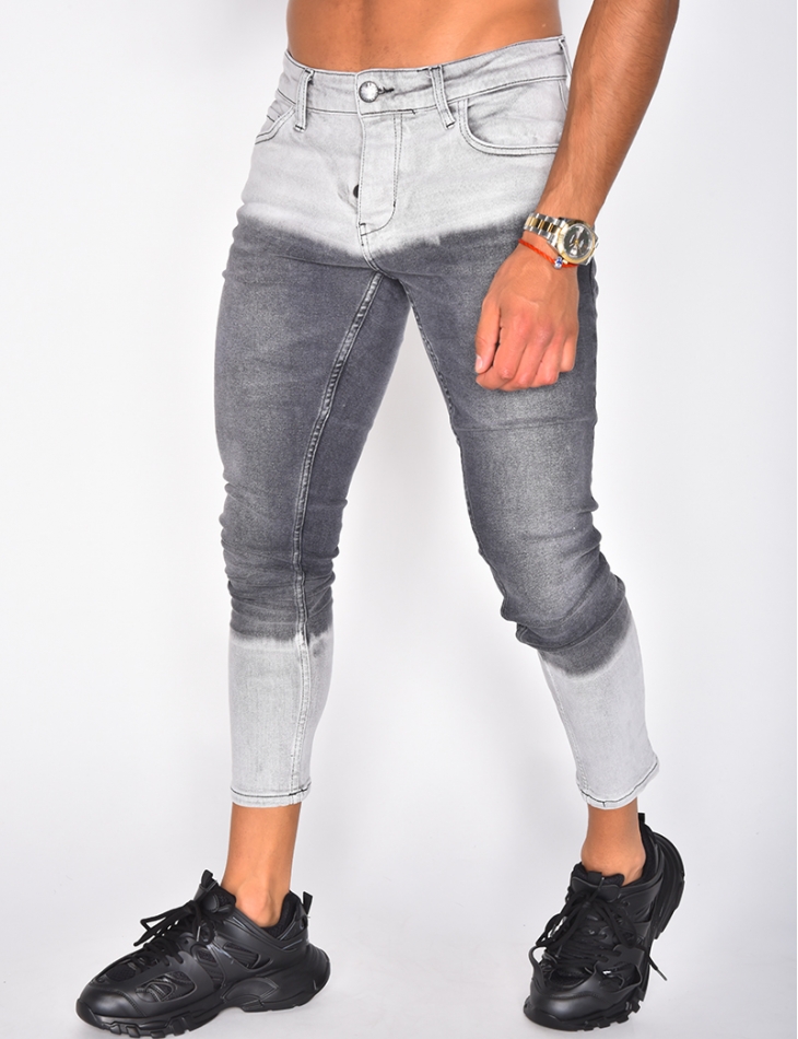 Graue Jeans Tie Dye Jeans Industry