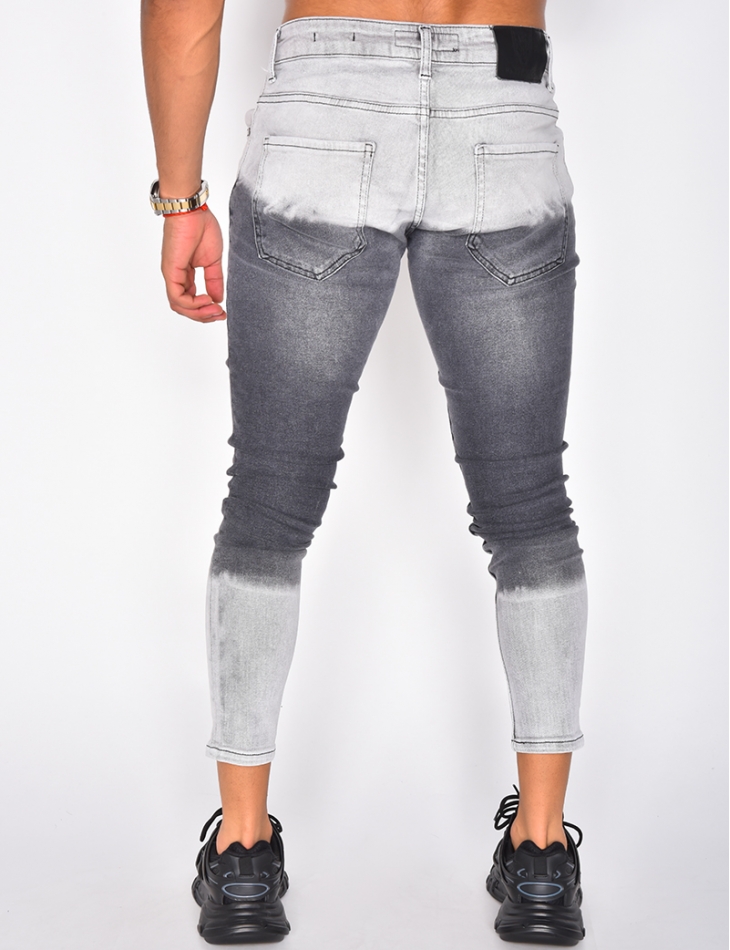 Graue Jeans Tie Dye Jeans Industry