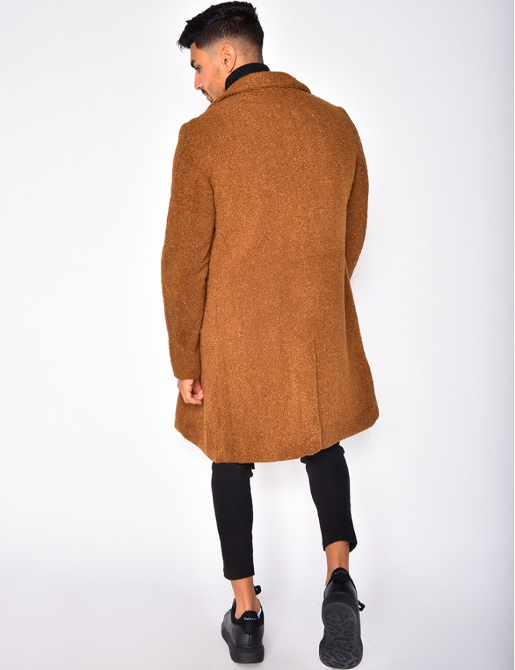 Sheepskin Look Coat