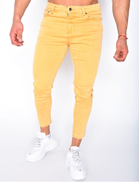 Jeans moutarde basic