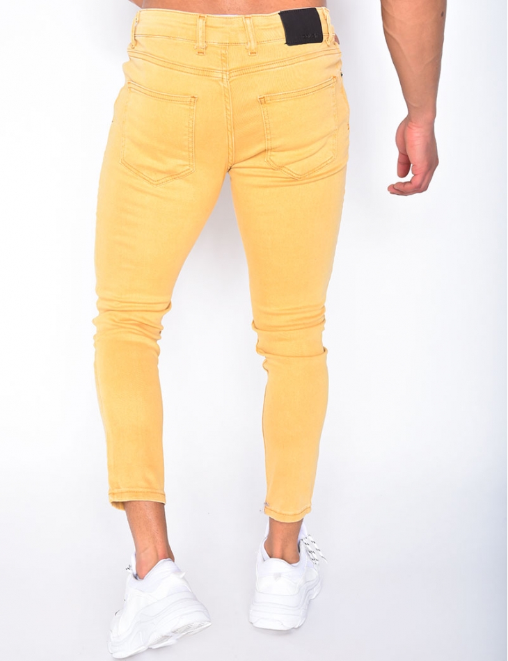 Jeans moutarde basic
