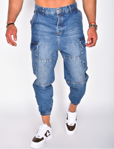 Cargo jeans with pockets