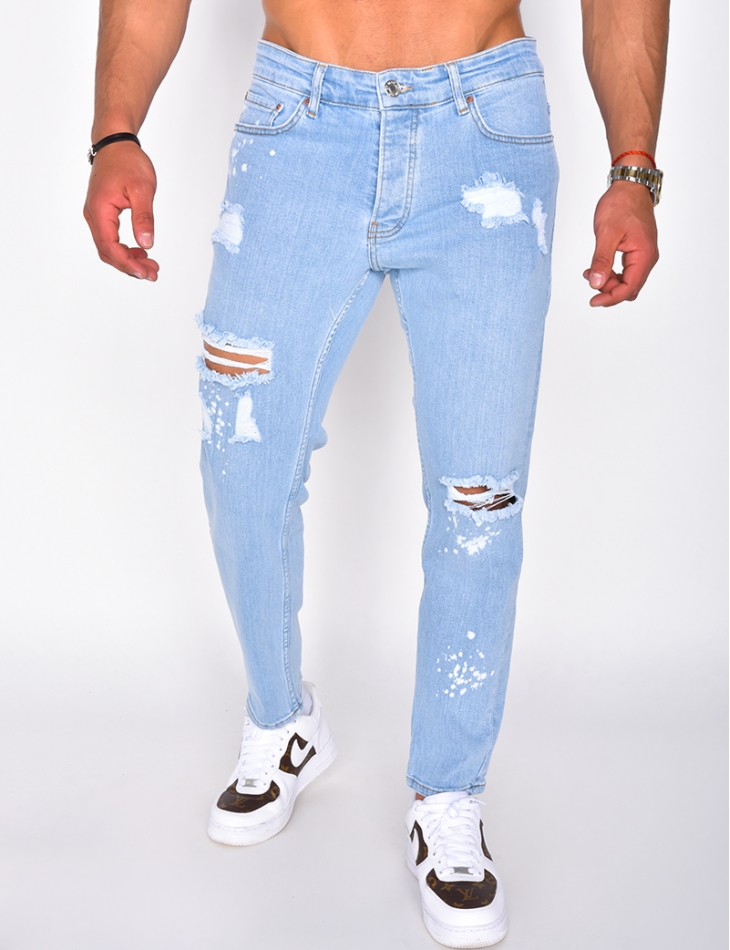 Jeans in Destroyed-Optik
