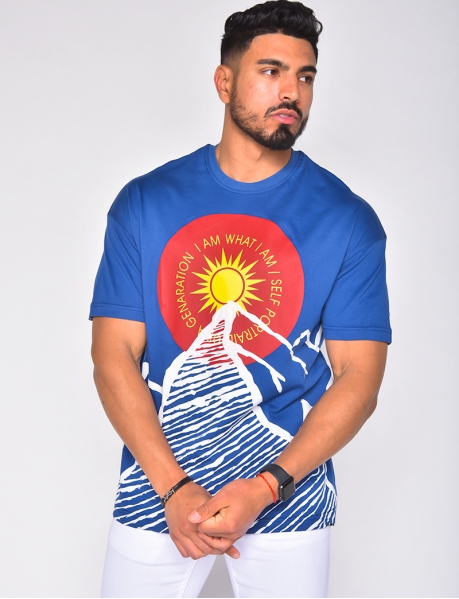 T-Shirt mit Sonnenmotiv