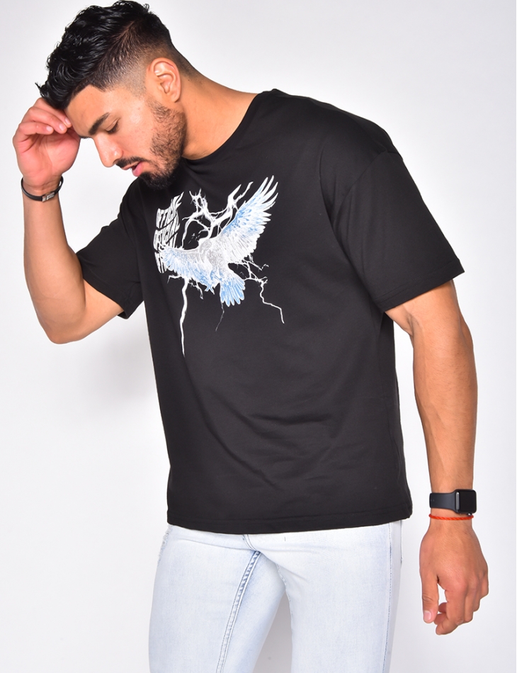 T-shirt "OFFICIAL" motif aigle