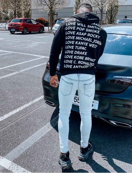Sweatshirt mit Kapuze „Love“
