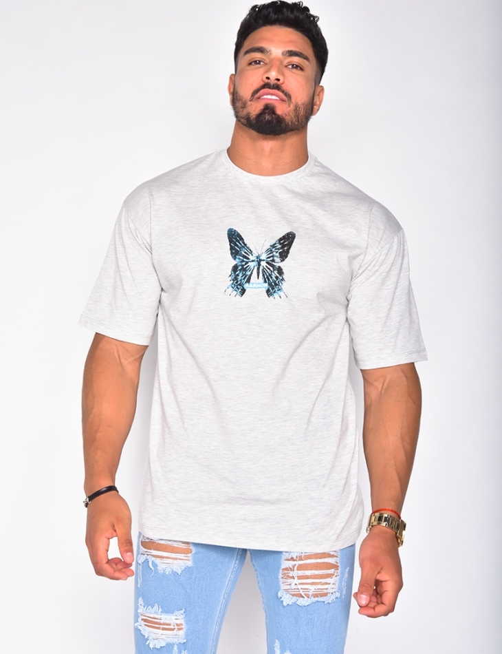 T-shirt homme avec papillon