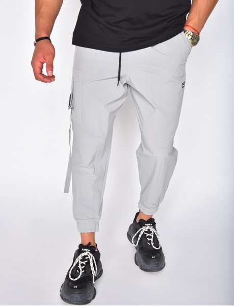 Thin cargo trousers with pocket
