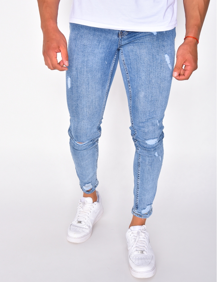 men's ripped jeans regular fit