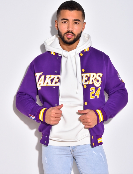 "Lakers" Button Up Jacket