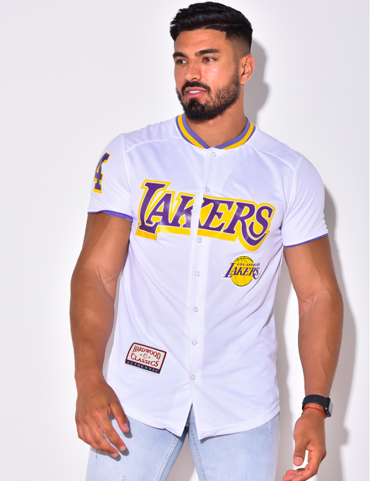 T-shirt à boutonner "Lakers"