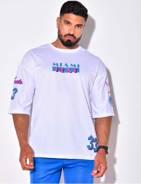 "Miami Heat" fine-gauge t-shirt