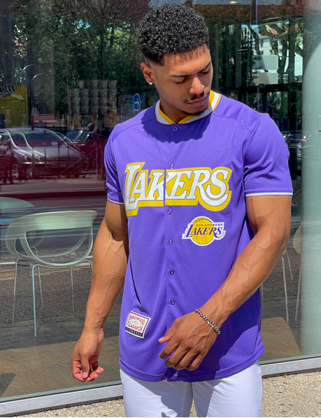 T-shirt à boutonner "Lakers"