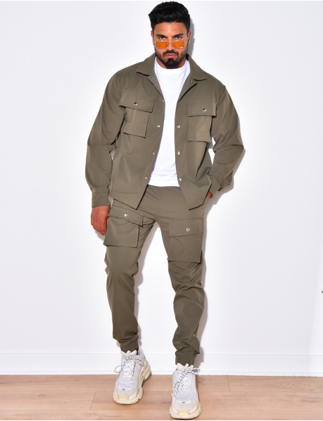 Shirt and Cargo Trousers Set