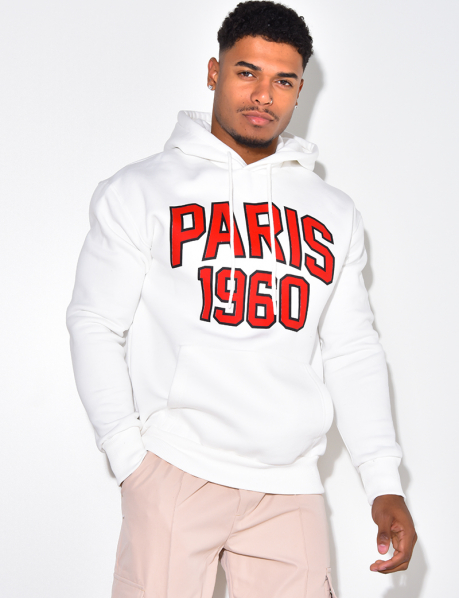 Kapuzen-Sweatshirt "PARIS 1960"