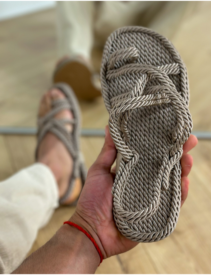 Sandales en corde