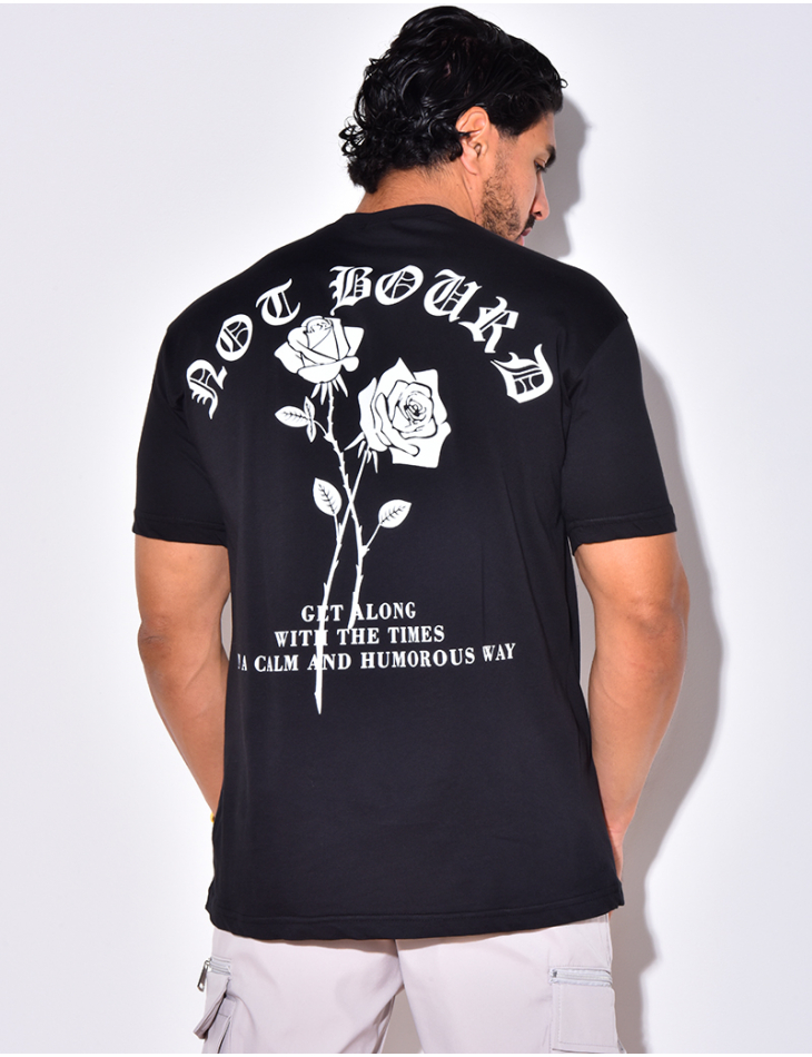 T-shirt avec une rose