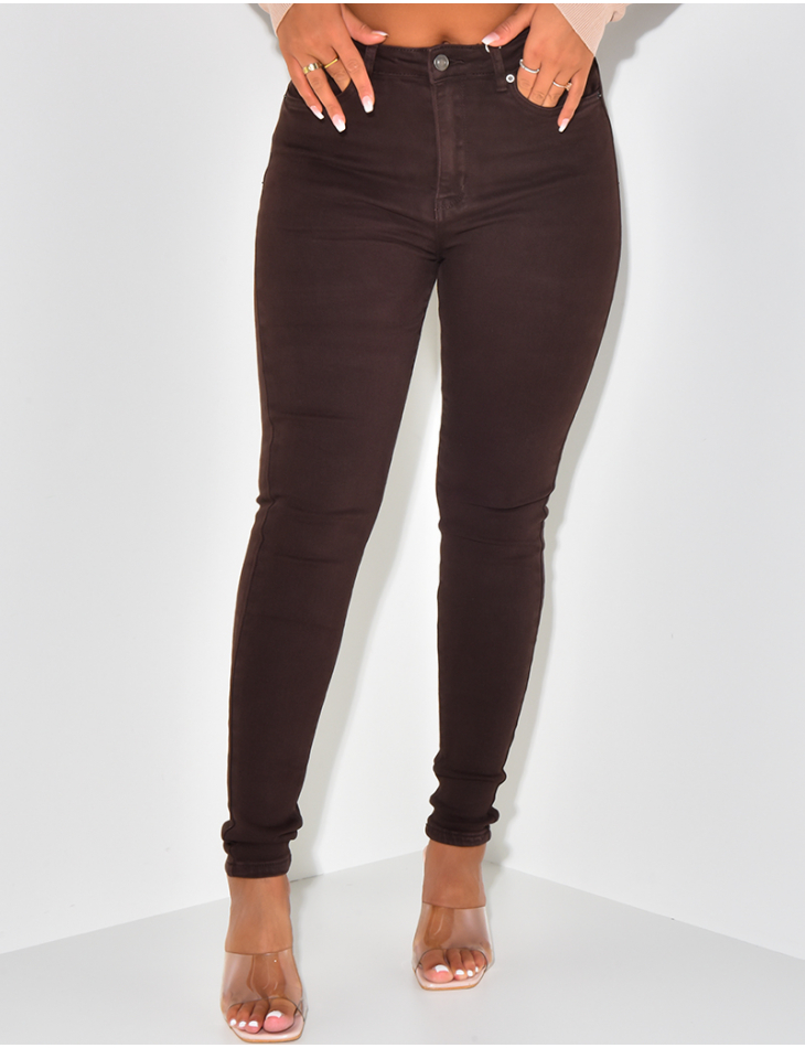 Skinny Jeans ultra hohe Taille stretchy