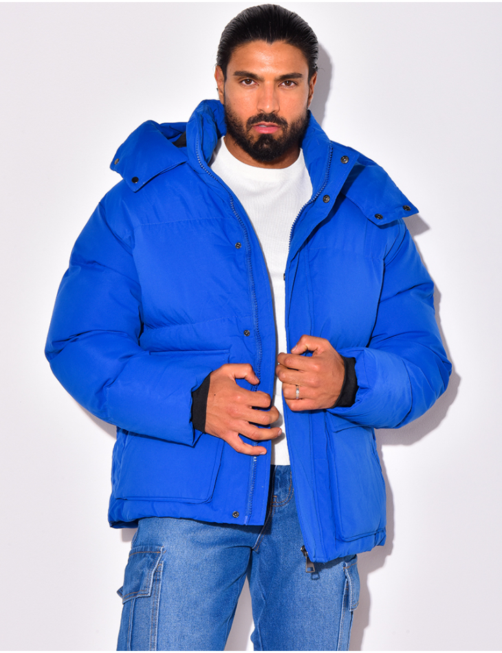 Men's quilted down jacket