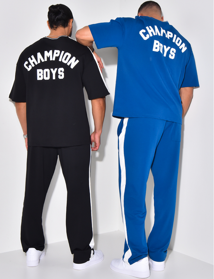  „Champion Boys“-Set aus Hose und T-Shirt