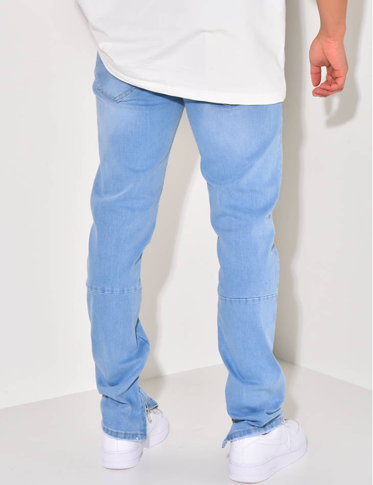 Jeans mit Farbflecken-Effekt