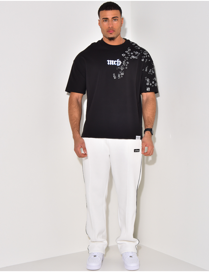  Embroidered “MCB” t-shirt