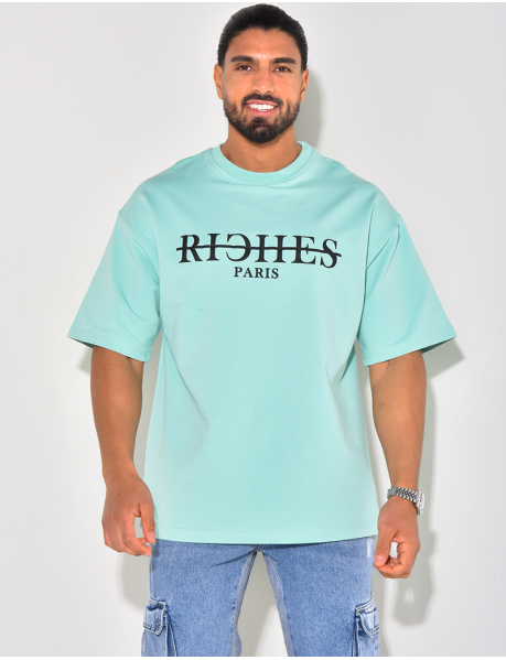 T-shirt "Riches Paris" barré